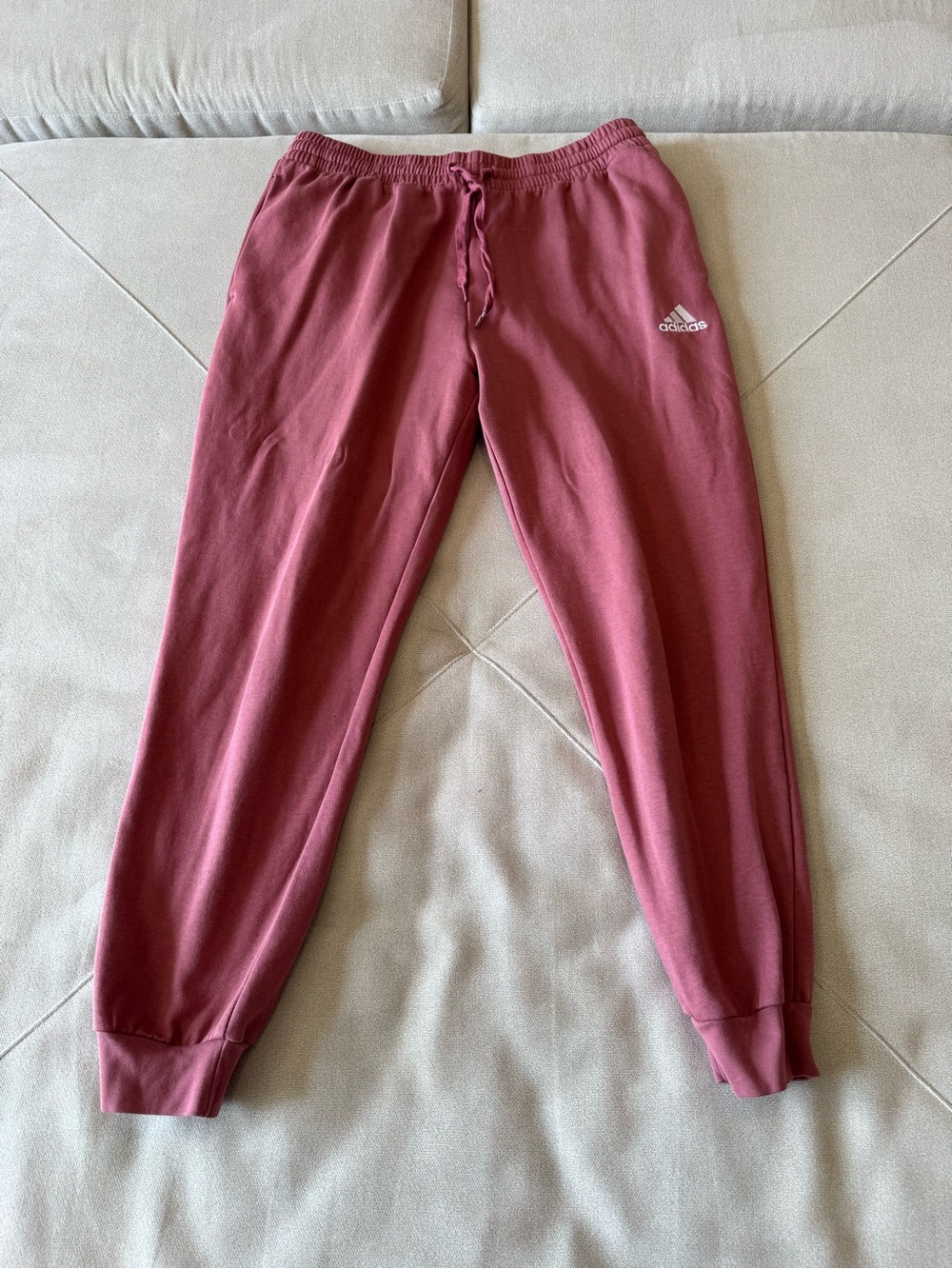 ADIDAS Men’s Rose Mauve Hoodie & Joggers Set - Picture 6 of 9